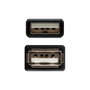 Nanocable Cable Prolongador USB 2.0 Macho a Hembra 1m Negro
